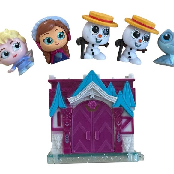 Disney Doorables‎ Frozen Set Of 5 Elsa Anna Olaf - Picture 1 of 10